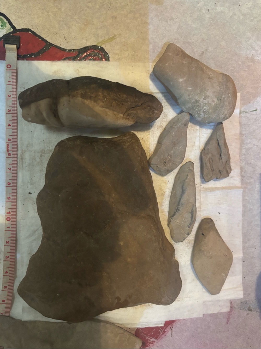 Archaeological Indian artifacts